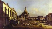 The New Market Square in Dresden., Bernardo Bellotto